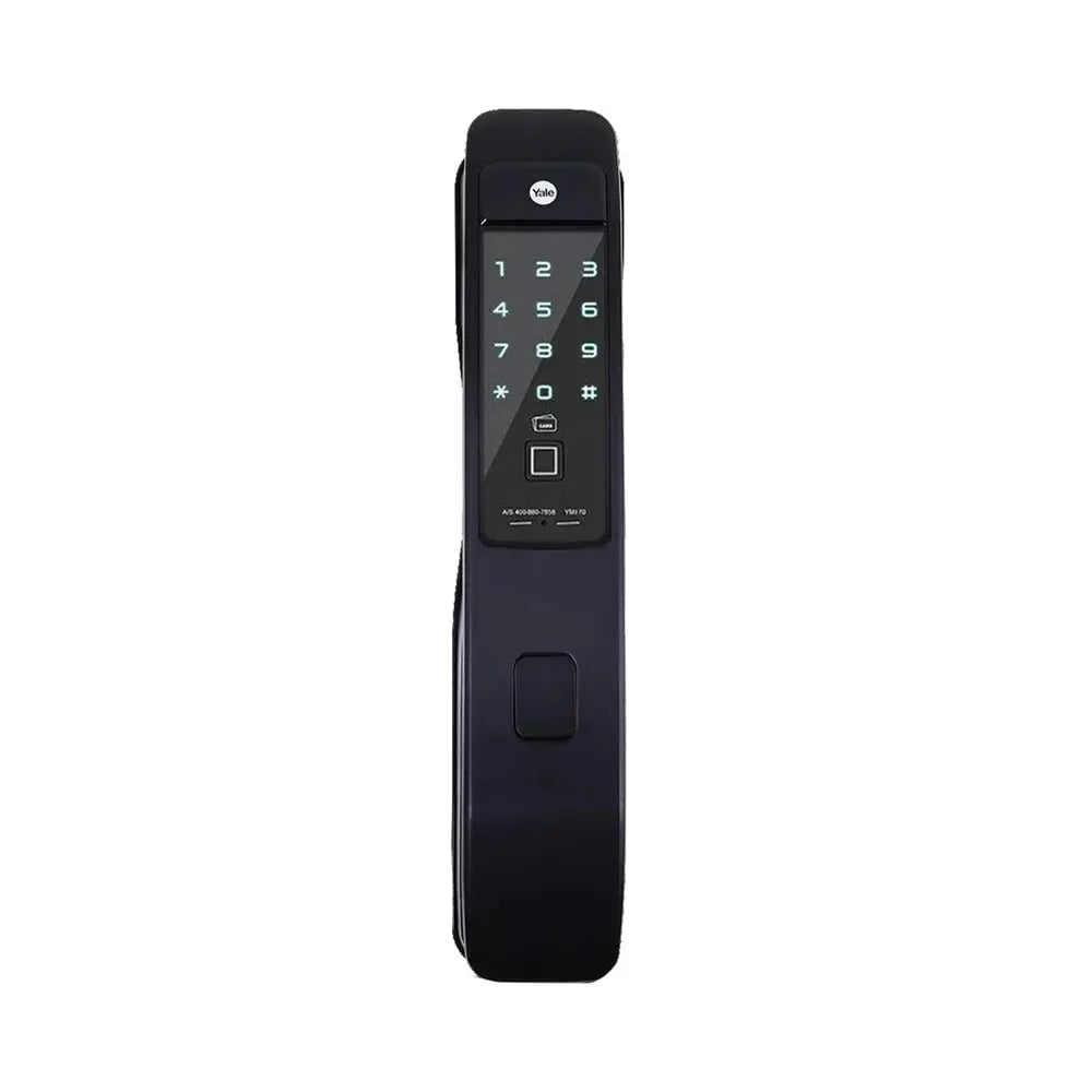 Yale YMI 70 MB- A Series, Push Pull Smart Lock, Matt Black