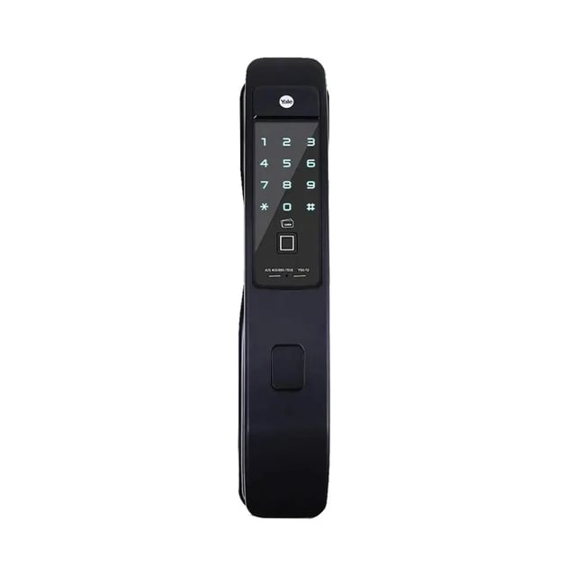 Yale YMI 70 MB- A Series, Push Pull Smart Lock, Matt Black