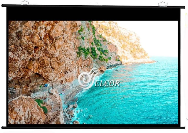 Elcor 6ft By 10ft 133 Inch Map type Projector Screen