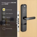 Yale Zuri Smart Lock (Black) with Smart video door bell thumbnail 2