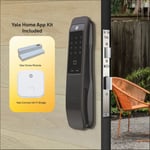 Yale YMI 70 MB- A Series, Push Pull Smart Lock, Matt Black thumbnail 3