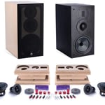 HiVi-Swans DIY 3 Way Passive Bookshelf Speakers Pair thumbnail 2