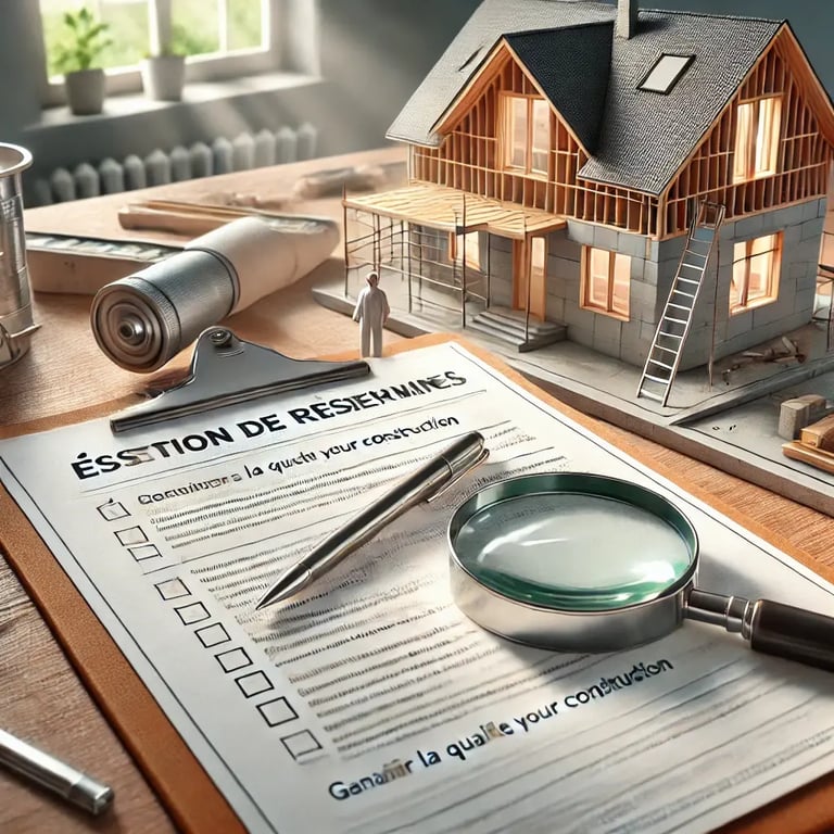 Émission de réserves : garantir la qualité de votre construction