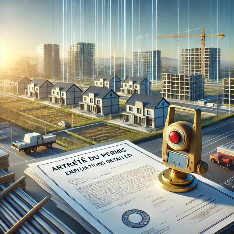 Arrêté du permis d'aménager : explications détaillées