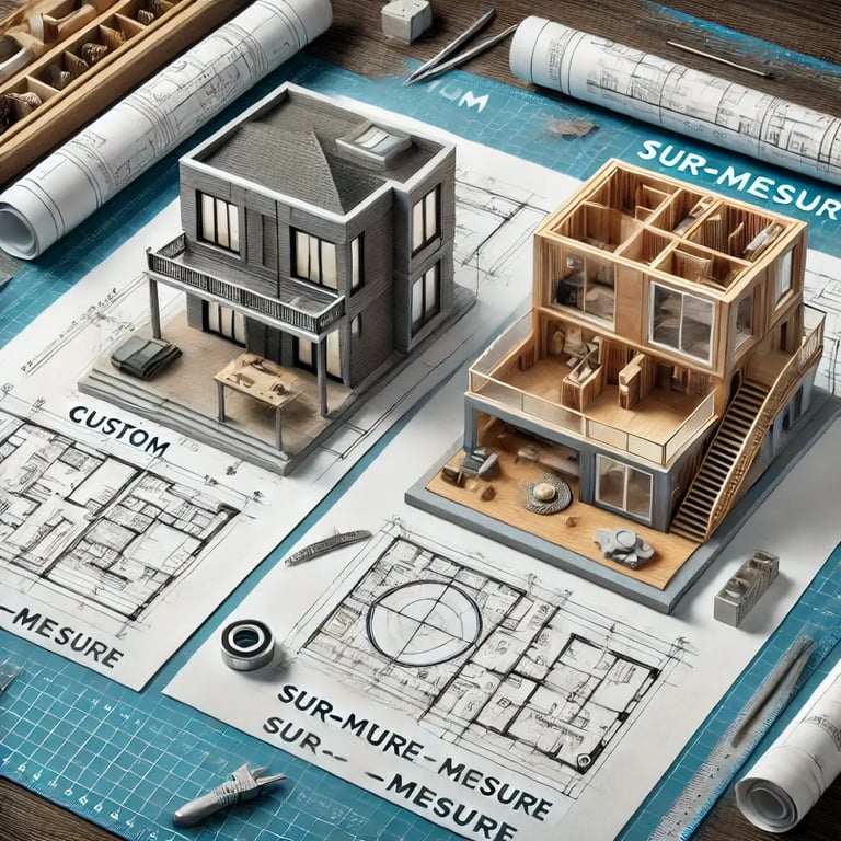 Plan sur-mesure, plan modulaire : c'est quoi ?