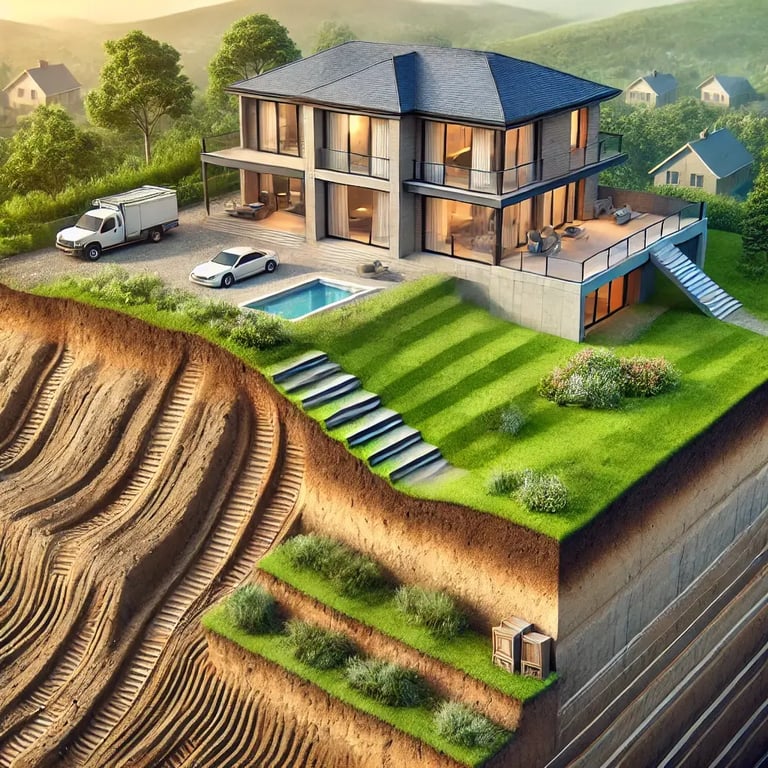 Choisir entre un terrain plat et un terrain en pente pour la construction de votre maison