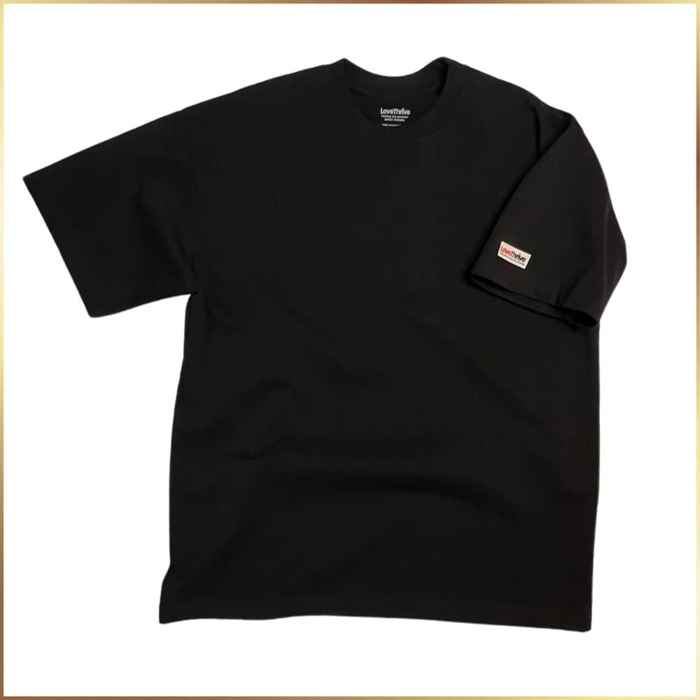 LoveThrive-BLK-300gsm-100-organic-eco-cotton