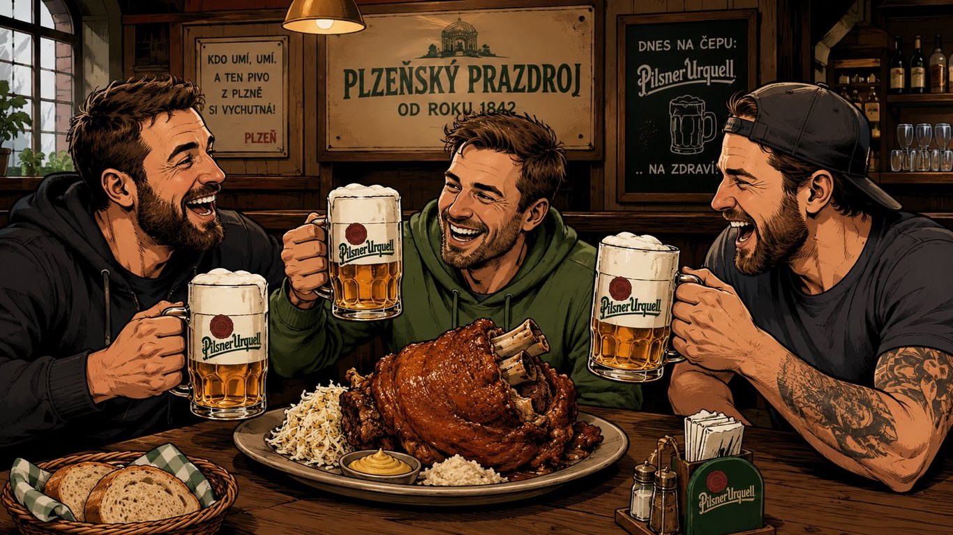 Koleno, pivo & pilotní bullshitting