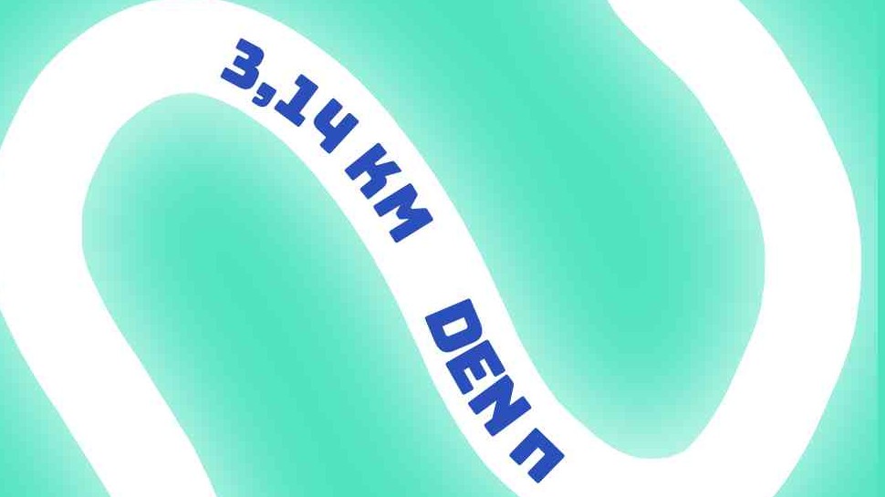 3,14 km výzva kdekoli + POŠLI RADOST DÁL