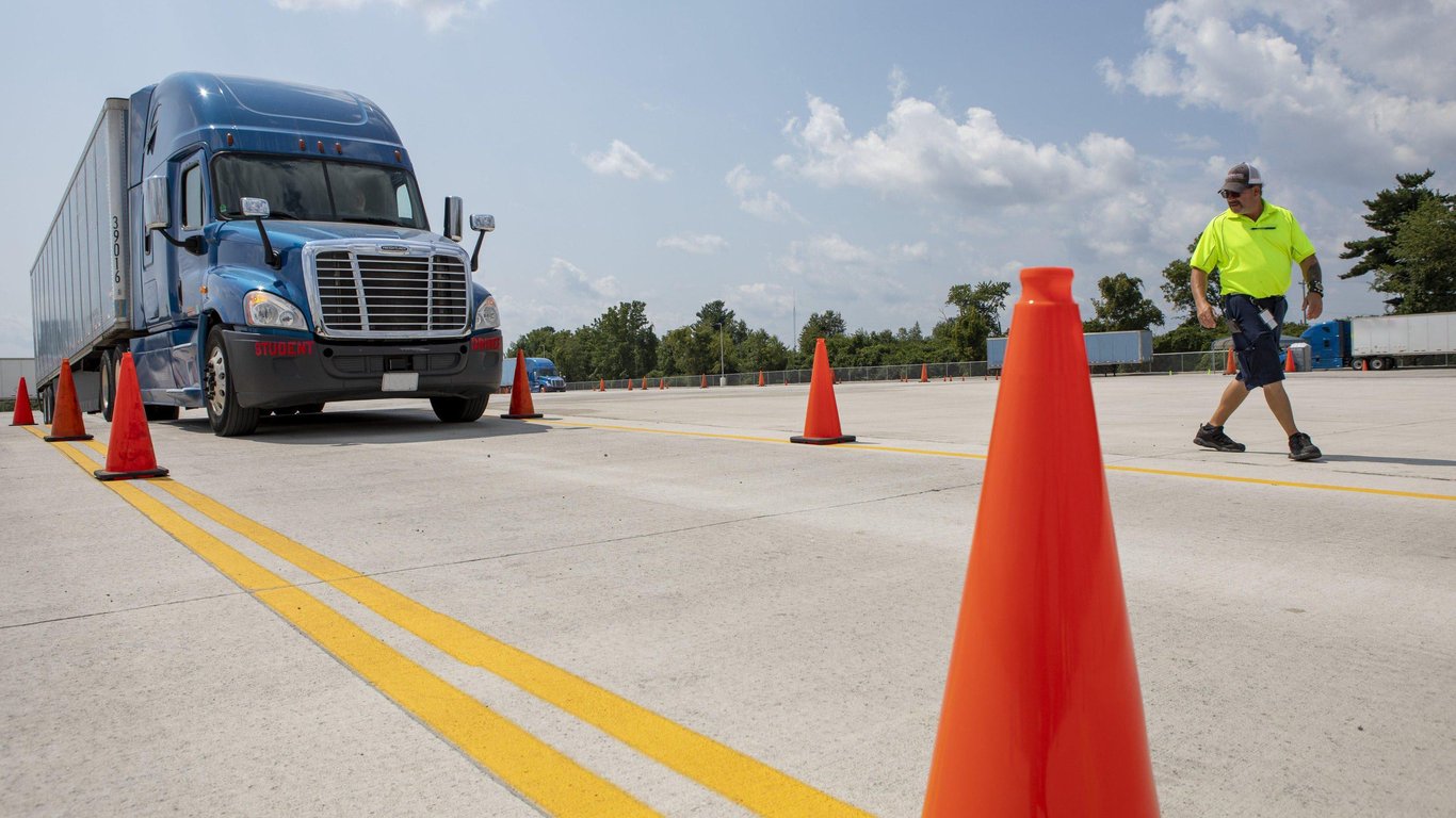 CDL School Marion TX - affordable Class A truck driver training with manual stick shift instruction