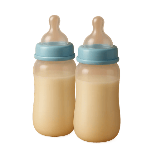 2 flessen tot 330ml met spenen