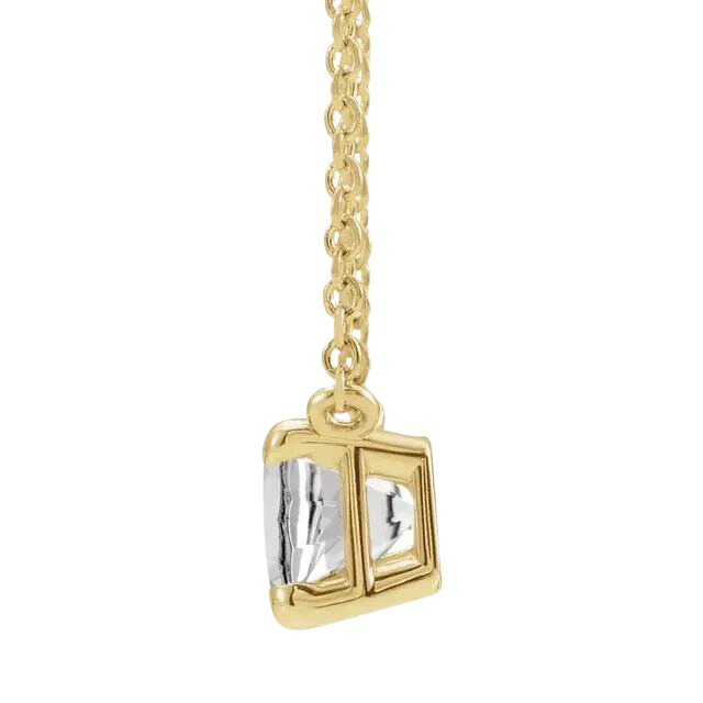 Lab Grown Diamond Mia Necklace - 14k yellow gold