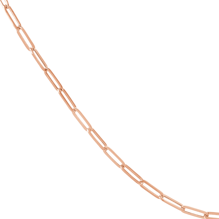 Grand Paperclip Chain - 14k rose gold