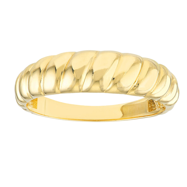 Croissant Band - 14k yellow gold