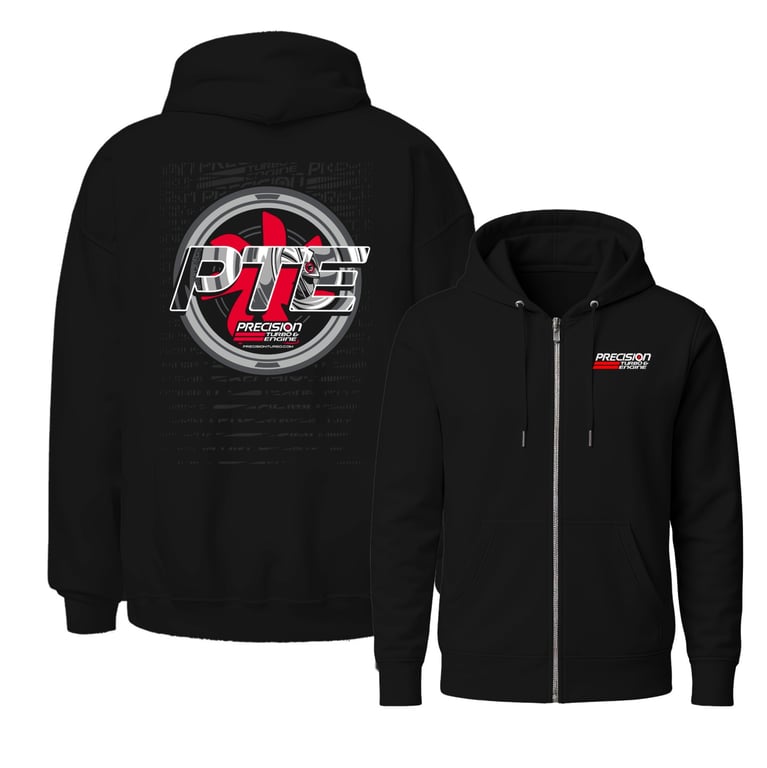 PTE PINWHEEL ZIP-UP HOODIE BLACK 