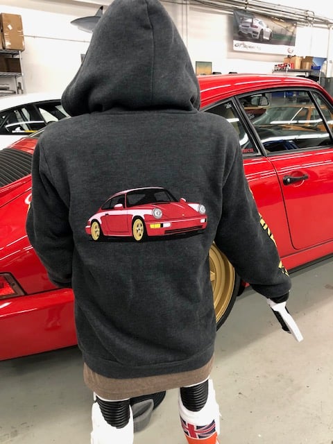 Shark Werks 964 Graphic Hoodie Part - Shark Werks Porsche Performance
