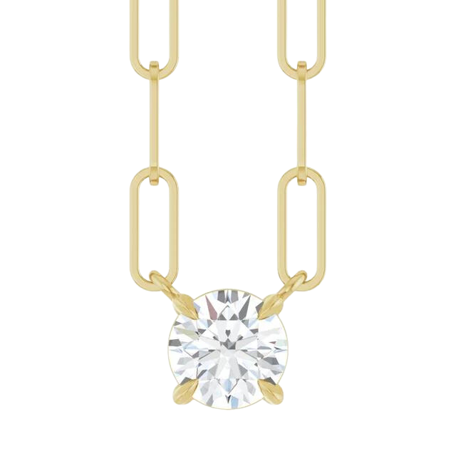 Lab Grown Diamond Hayden Necklace - 14k yellow gold
