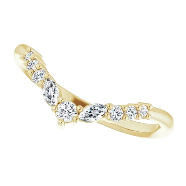 Claire's Tiara Lab Grown Diamond Ring - 14k yellow gold