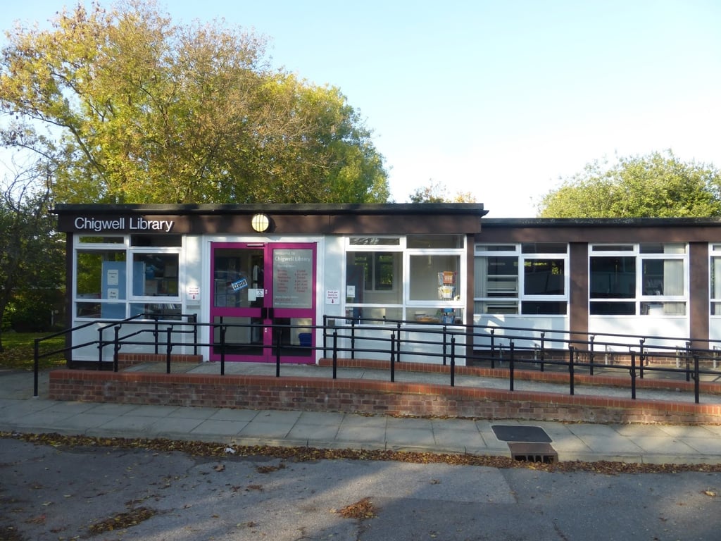 The outside view of Chigwell Library