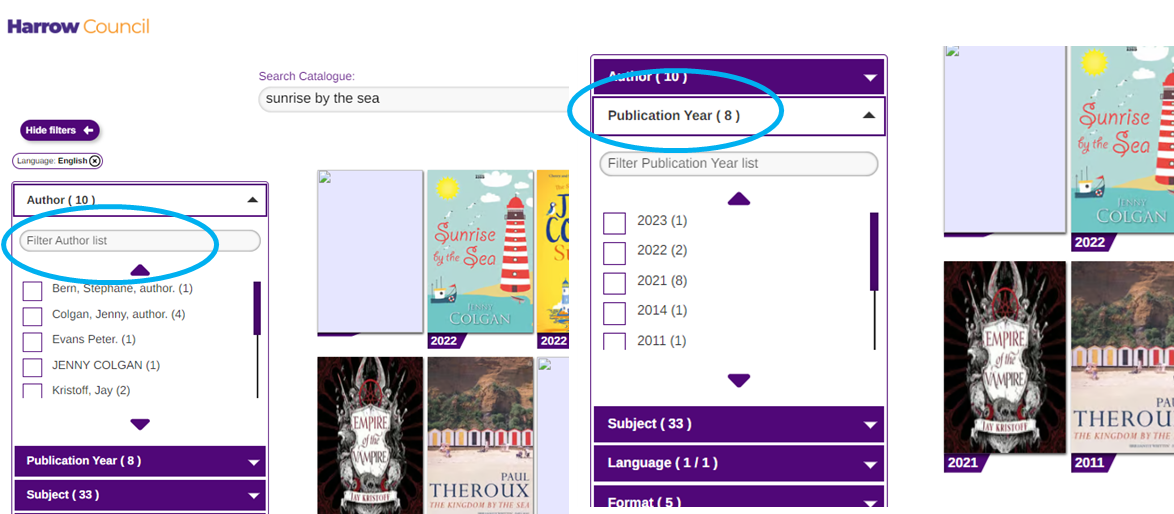 Screen image displaying the actions described above