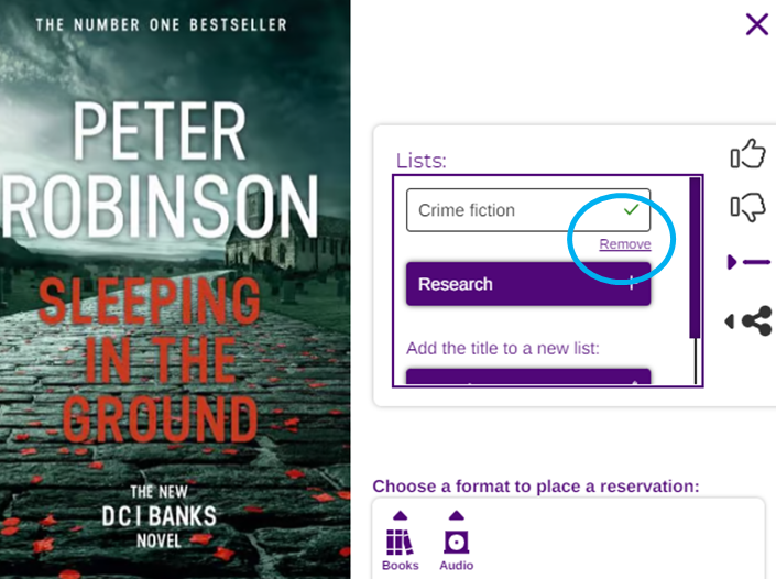 Screen image displaying the actions described above