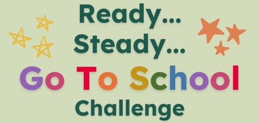 Ready steady school challenge graphic