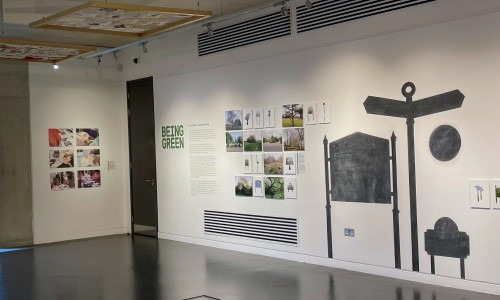 A wall display in the Exhibition Space