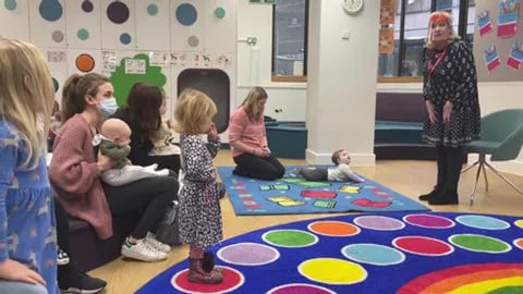 Baby and Toddler Rhymetime session