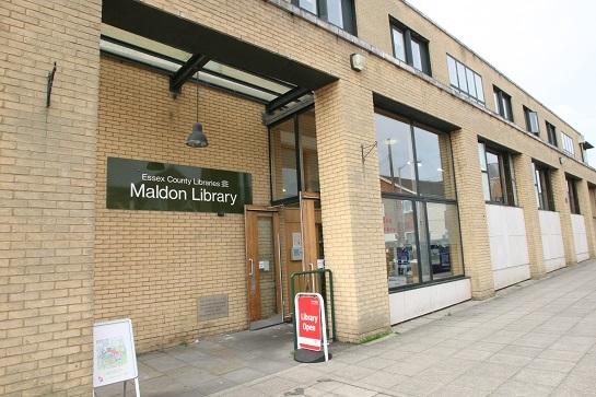 The outside view of Maldon Library