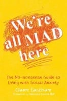 We're all mad here book cover