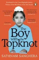 Boy with a topknot book cover