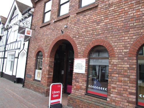 The outside view of Waltham Abbey Library