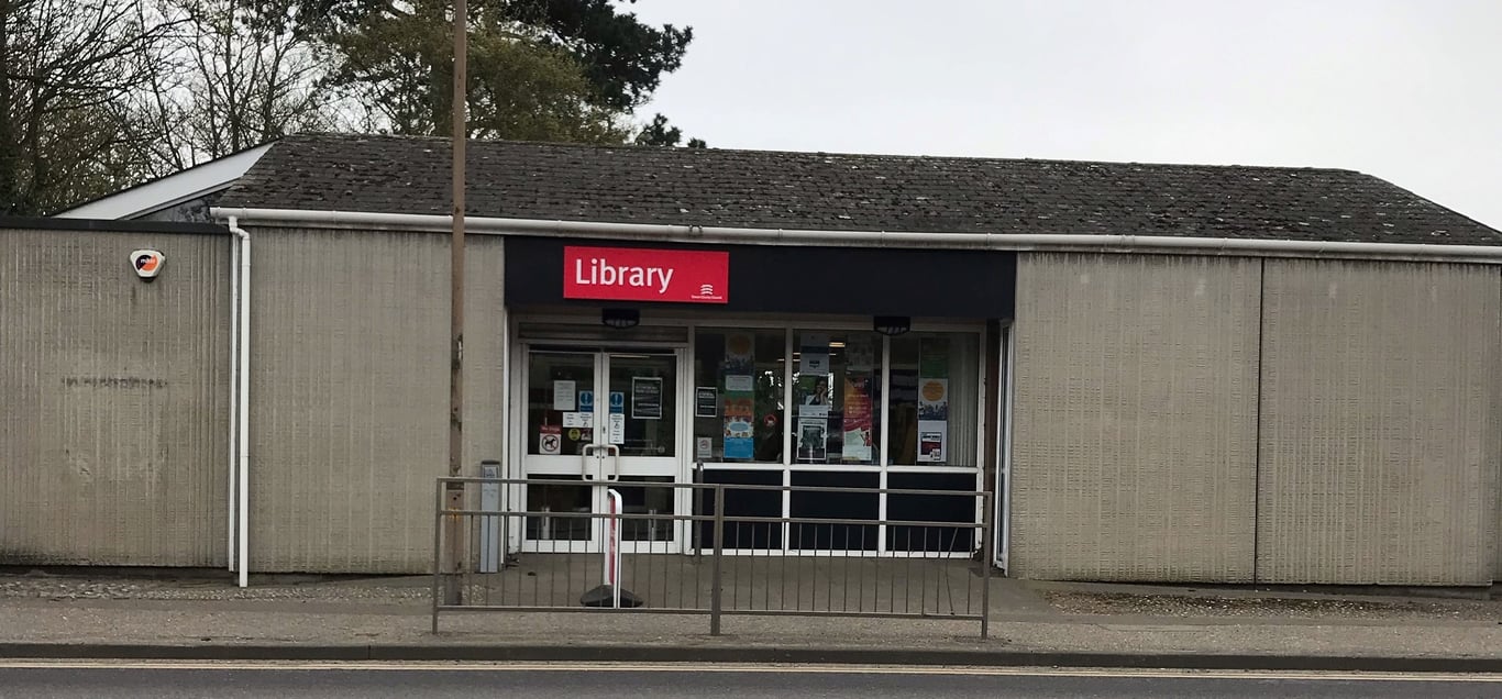the outside view of Hatfield Peverel Library