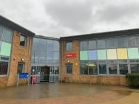 The outside view of West Clacton Library