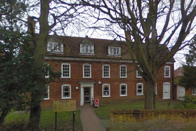 The view outside Frinton Library