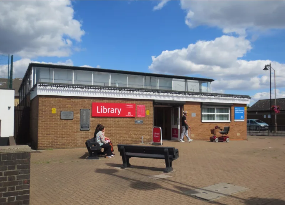 The outside of Canvey Library