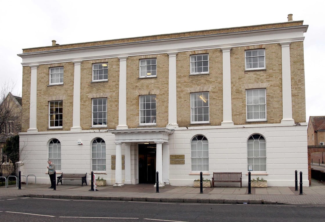 The outside view of Witham Library