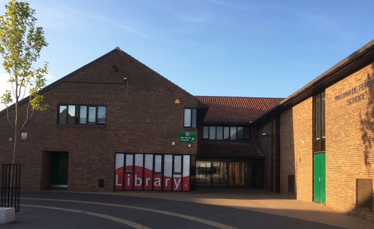 The outside view of South Woodham Ferrers Library