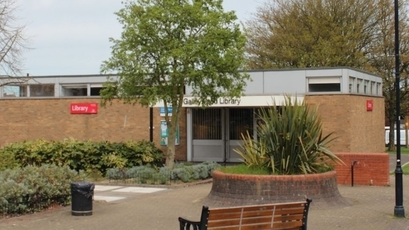 The outside view of Galleywood Library