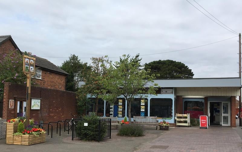 The outside view of West Mersea Library