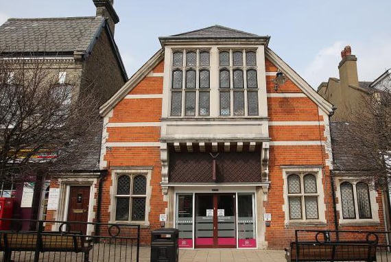 The view of outside Buckhurst Hill Library