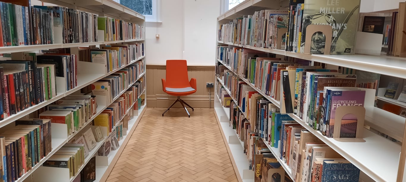 Interior photo of Highgate adult library area