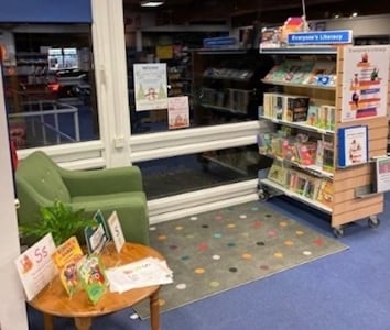 Literacy Area in the library