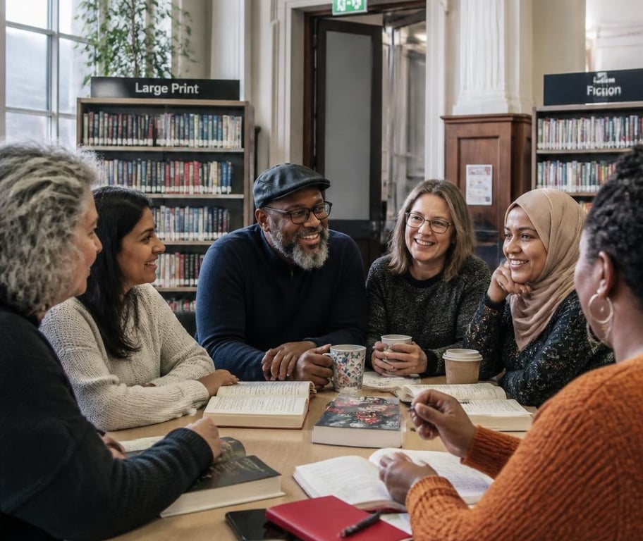Reading group at Custom House
