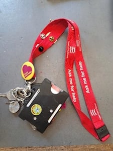 staff lanyard