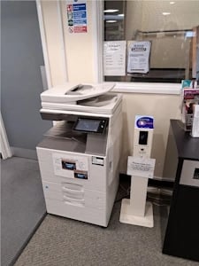 photocopier in library