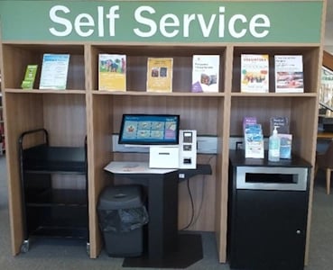 Self-service machine