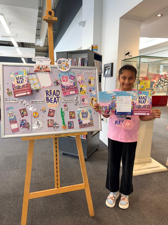 Girl holding certificate