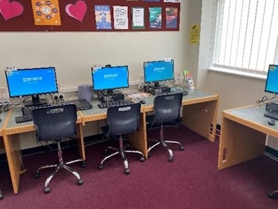 Library customer computers