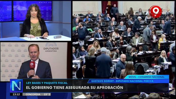La Ley Bases y el paquete fiscal se tratan hoy en la Cámara de Diputados. El diputado y ex gobernador de Entre Ríos, Gustavo Bordet, se refirió al tratamiento.